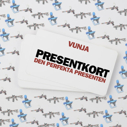 Vunja Presentkort - Vunja Gel Blaster Sverige Gel Blaster Sverige 2024